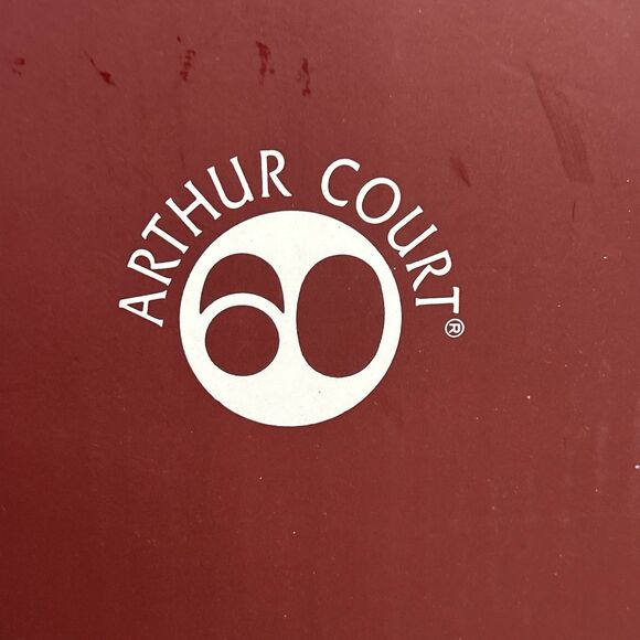 Vtg ARTHUR COURT Cone Glass Vase Aluminum Metal Bunny Rabbit Base Easter 12-232 - Picture 5 of 13